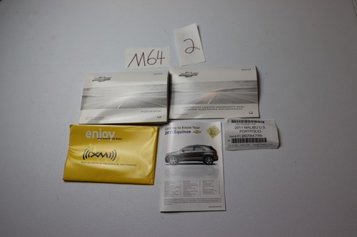 11 2011 Chevrolet Equinox owners manual OEM Factory Guide Book Set