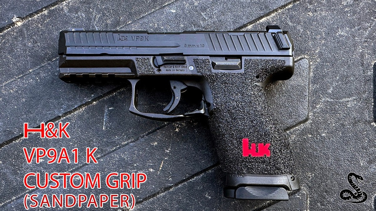 H&K VP9 Tactical Match L VP9A1 VP9CC VP9SK - Custom Grip - HK