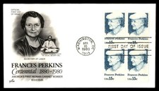 Mayfairstamps US FDC 1980 Frances Perkins 1st Woman Cabinet Maker First Day Cove