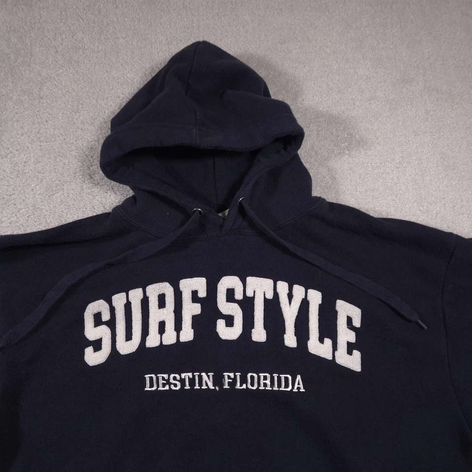 Sudadera con Capucha Estilo Surf Para Hombre XL Destin Florida Pullover Sudadera Bordada Foto 3 de 4