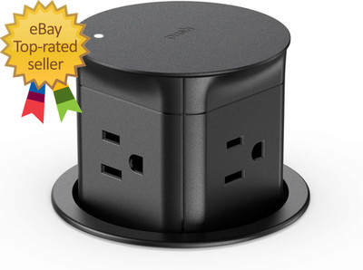 Pop up Outlet for Kitchen Counter Island Pop Out Outlet Station