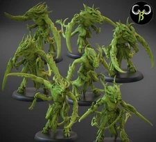 Beast Men Mutant Fiend Spawn X5 Fallen Beasts 28mm Fantasy Monster Infantry