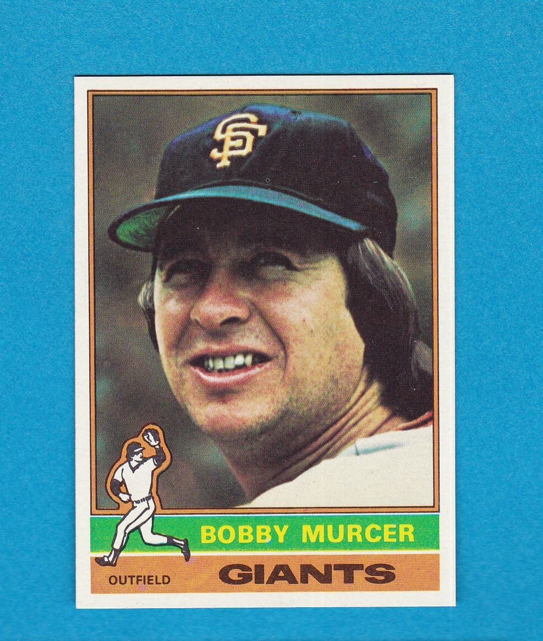 1976 TOPPS BASEBALL SET BREAK 470 BOBBY MURCER GIANTS NM/MT