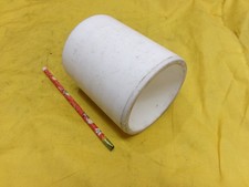 PTFE TUBE plastic round bushing stock tef lon 4" OD x 3-1/2" ID x 4-1/2" LONG