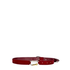 Aries Ponyskin Mazzo Belt Red