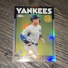 Topps Chrome 1986 Topps Baseball Insert Aaron Judge #86BC-1 Yankees 2021