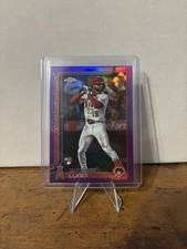 2025 Topps Chrome Update Matthew Lugo USC166 Purple Refractor Rookie /250 Angels