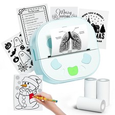 Mini Sticker Printer PrintPods, Portable Bluetooth Sticker Maker Machine with...