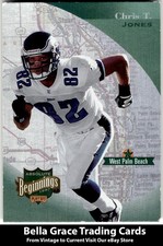 1997 Playoff Absolute Beginnings Chris T. Jones #69 Philadelphia Eagles NFL
