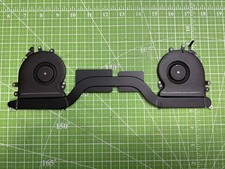 Apple MacBook Pro A1990 15" 2018 Left Right Fan 610-00202 610-00150 w/ Heatsink