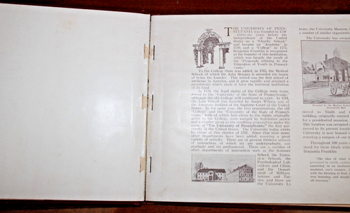 1924 University Of Pennsylvania (Illustrated) by Nitzche- B&W photoprints.Scarce - Picture 5 of 10
