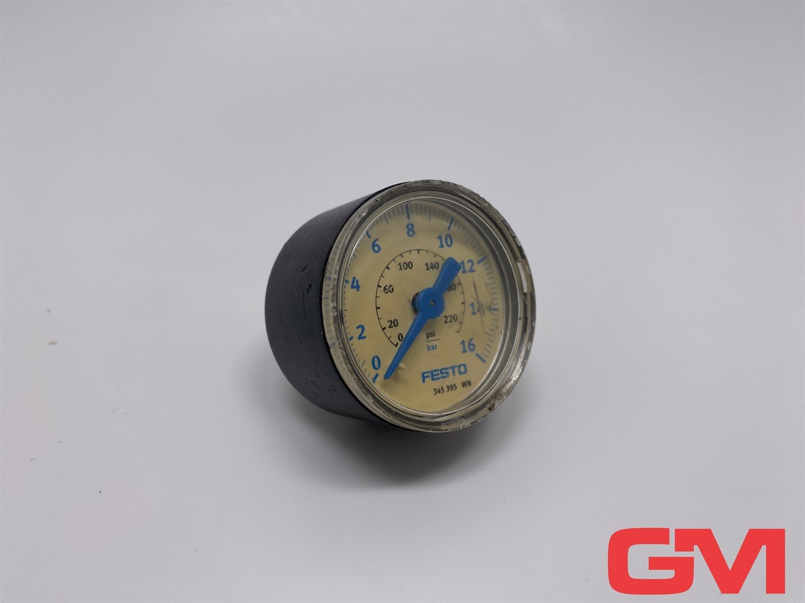 Festo Pressure Gauge 345395 MA-40-16-1/8 0-16 bar 0-230 psi