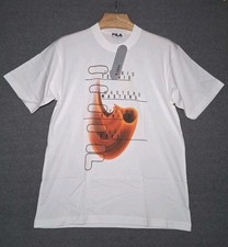 Vintage FILA New Old Stock Tennis Masters Series 2001 White Graphic T-Shirt - L