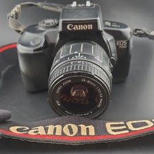 Canon EOS 700 SLR Film Camera Black with Sigma Zoom 28-80mm Macro Lens