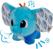 Lamaze Puffaboo Elephant, Newborn Baby Toy, Sensory Toy for Babies with Colours