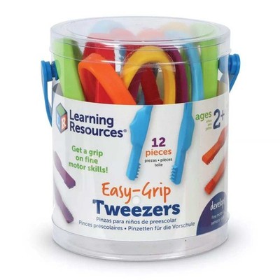 Learning Resources Easy Grip Pencil Grips, Assorted Colors, 12 Count Ages 2+ NEW