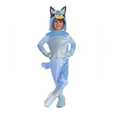 NWT Deluxe Toddler Bluey Costume Disguise Medium 3T/4T Bodysuit, Hat  Tail