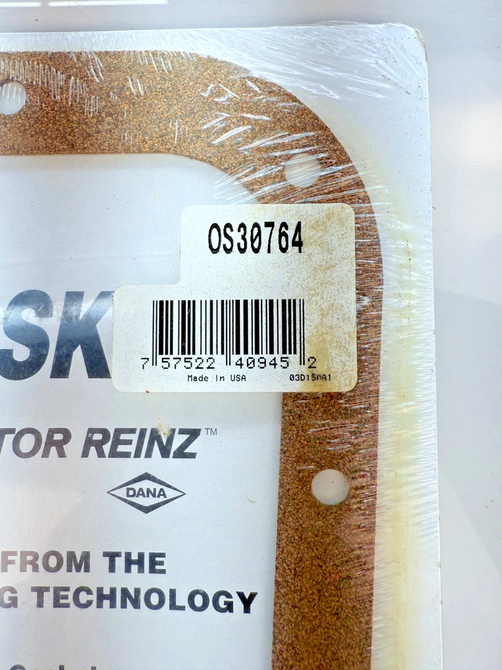 Juego de juntas de cárter de aceite NAPA vintage nuevo de colección OS30764 1957 - 1977 Ford 332-428 B2-13 Foto 2 de 4