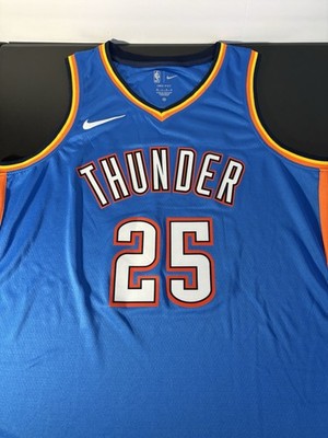 Ajay Mitchell Autographed OKC Thunder Finals Jersey Signed NBA