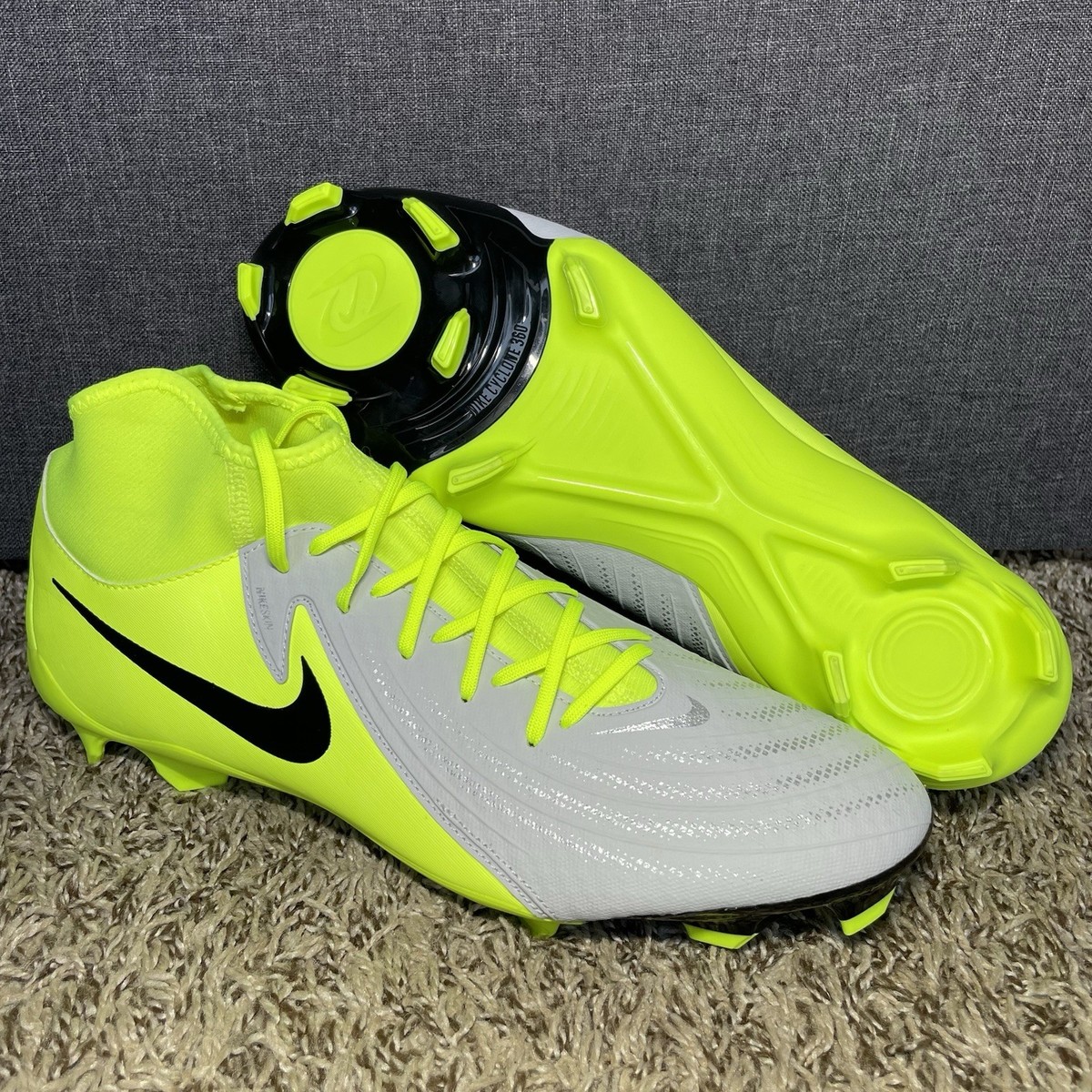 Nike Phantom Luna 2 Academy FG/MG Men\'s Soccer Shoes  Size 10.5 FD6725-300 Nike Men Phantom Lunar II Academy FG/MG Cleat Pink Soccer  main image 2