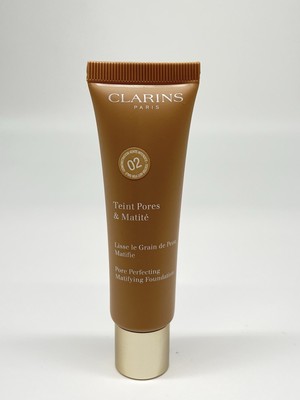 Clarins Pore Perfecting Matifying Foundation   Shade 02 Nude Beige   1oz