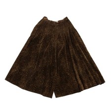 GIORGIO ARMANI Shirring Waist Velor Wide Pants Size 42 K-147336 