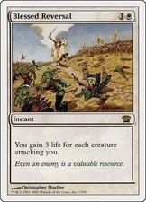 Blessed Reversal - 7 / English / Heavily Played MTG