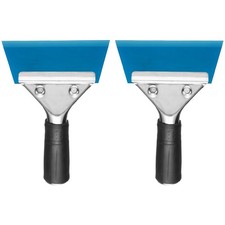 2pcs Squeegee 5 Inch Water Blade Shower Squeegee for Car Window Glass, Blue