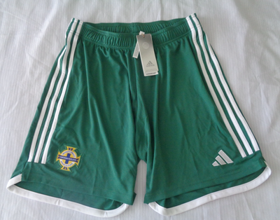 #ad Northern Ireland Football Shorts Mens Large Northern Ireland Home 22 GBP 14.99
