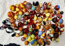 Incredible Vintage Marble Lot, Peltier, Christensen Agate, Akro +NLR-Oxblood!!