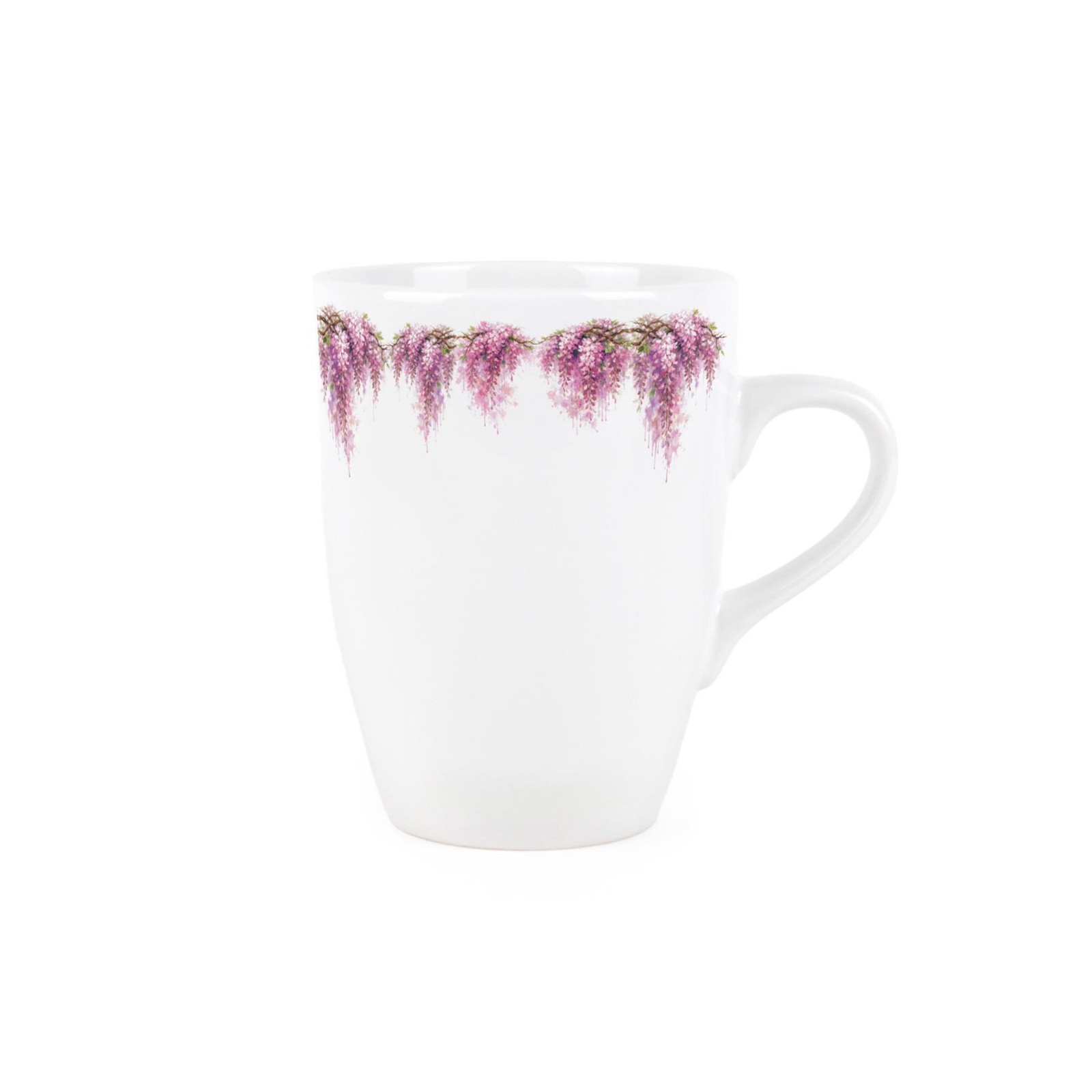 Pink Wisteria Mug - Floral Tea/Coffee Ceramic Cup Gifts for Her