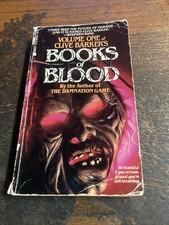 BOOKS OF BLOOD volume one by Clive Barker (1986) Berkley horror paperback 1st