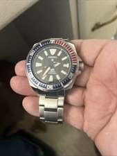SEIKO ProspeX PADI SRPB99K1 Samurai Automatic Diver's Watch Steel Date Pepsi NOS 8