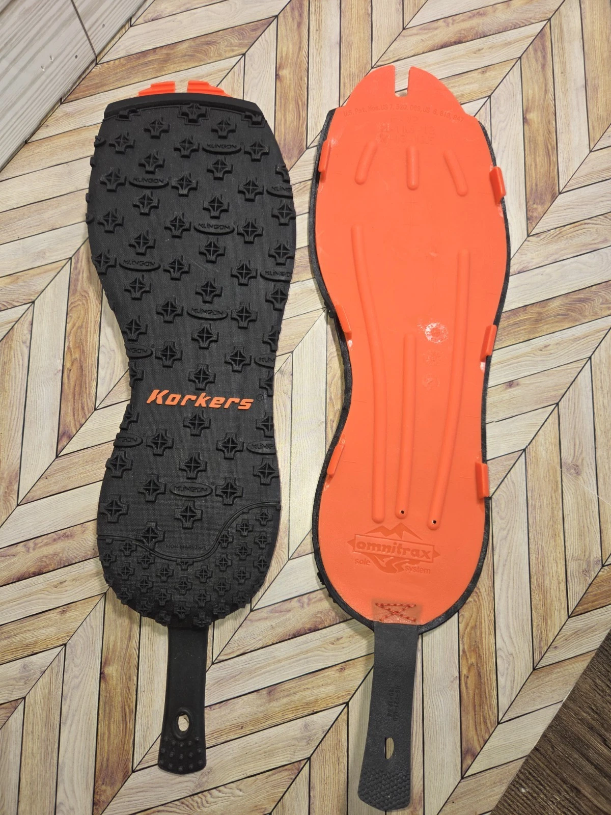 Korkers OmniTrax v3.0 Sole Kling-On Sticky Rubber, Size 11.5 - 12