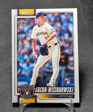 Jacob Misiorowski Rookie RC 2026 Topps Series 1 Baseball Card #10 Brewers