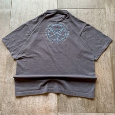 Vintage 1990s Dave Matthews Band Logo Gray Graphic T-Shirt XL 100 Cotton USA