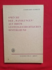 Sprüche der Wandlungen auf ihrem geistesgesc...
