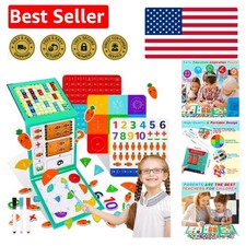 Montessori Magnetic Fraction Puzzle: Engaging 3-in-1 Educational Tool for Kids