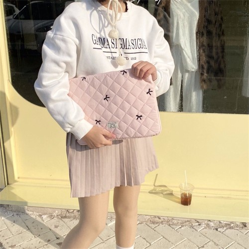 Bow Printing Handbag Cover Nylon Laptop Bag Shockproof Tablet Protective Case - Bild 4 von 15
