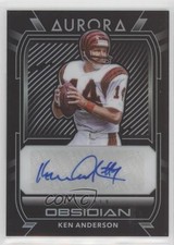 2020 Panini Obsidian Aurora Auto 48/100 Ken Anderson #AA32 Auto 06mc