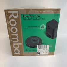 New iRobot Roomba 106 Vac Robot + AutoEmpty Dock Robotic Vacuum Cleaner RCC-Y2
