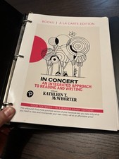 Mcwhorter Reading and Writing Ser.:In Concert...