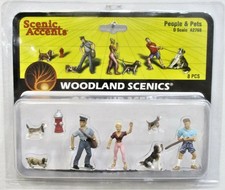 Woodland Scenics Scenic Accents O Scale Figures Assorted 