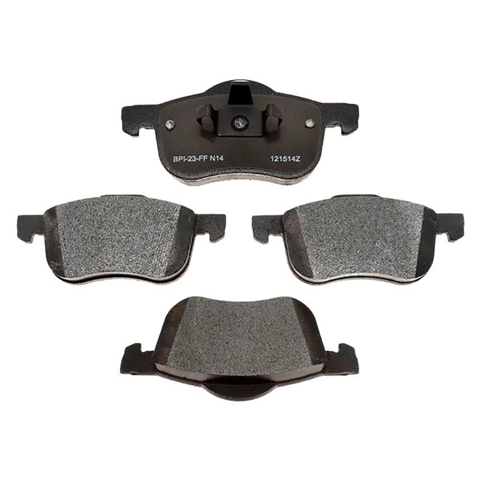 Kit dianteiro rotores de freio + pastilhas metálicas e ferragens para 2001-2007 Volvo S60 - Imagem 2 de 4