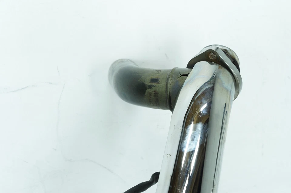 Harley Touring Street Glide 2008 FLHX fabricante de equipos originales tubos de escape silenciador agrietado Foto 2 de 4