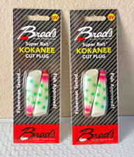(4 Lures) Brad's Super Bait Kokanee Cut Plug (2 Packs of 2) "Christine Special"