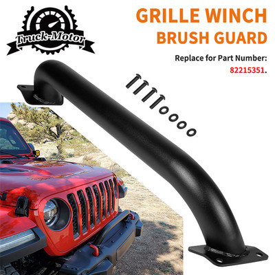 82215351 Front Grille Winch Brush Guard Fit for Jeep Wrangler JL & Gladiator JT