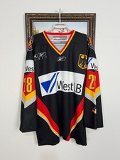 Vintage Reebok Germany Ice Hockey Jersey Mens Trikot Shirt Rare Sport Size L