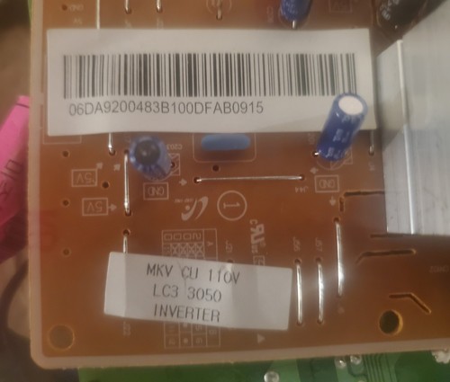 Genuine OEM Samsung Assy Pcb Inverter DA92-00763K - Picture 2 of 3