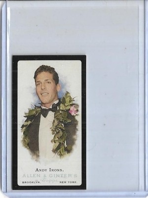 RARE 2006 ALLEN & GINTER ANDY IRONS BLACK BORDER MINI CARD #311  HAWAIIAN SURFER